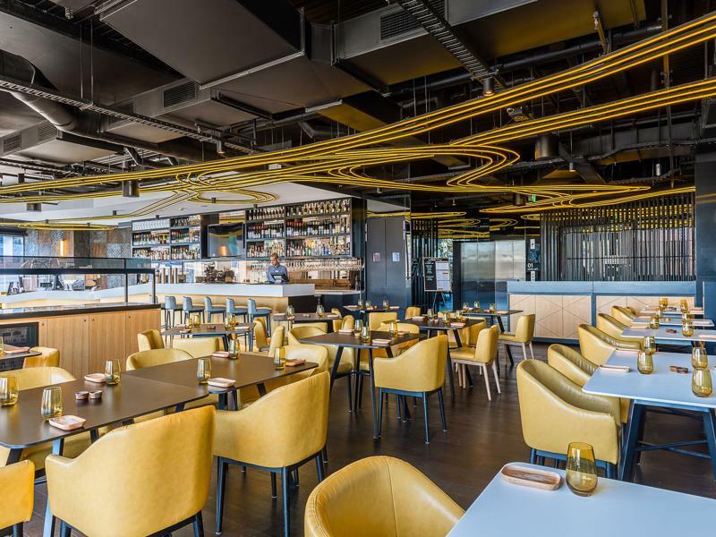 Hotel Peppers Docklands à Ville de Ville de Melbourne Extérieur photo The interior of the restaurant
